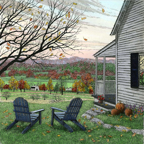 キャロルコレット October Afternoon ジグレー October Afternoon Art | Carol Collette