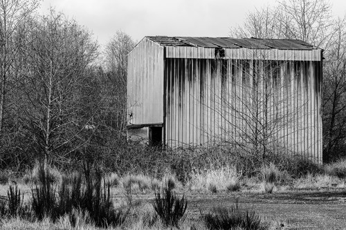Abandoned metal building hoquiam washington winter 2017 nf0tuq