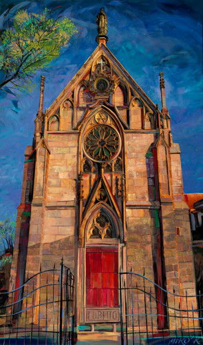 Loretto Chapel/Art On Paper Art | KenarovART Inc