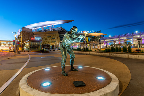Harmon Killebrew Statue and Target Field Poster