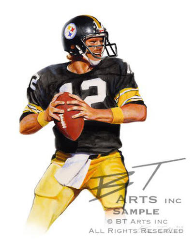 Terry Bradshaw Pittsburgh Steelers Limited Art Print 