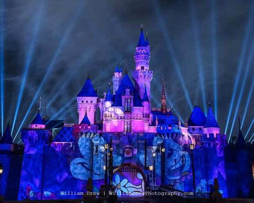 disney castle wallpaper mural