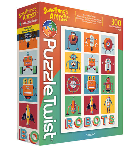 Robots Twist Puzzle, 300 Pieces, PuzzleTwist