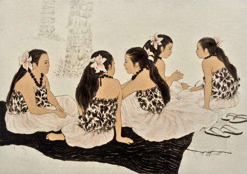 Moanalua Gardens, Hawaii Out Of Print Art | Carol Collette