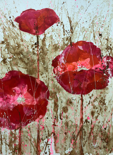 Poppy flower coffee signed yy2i7e