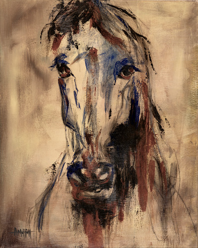 Large horse portrait 24x30 jgyxa1