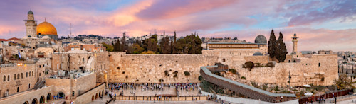 Wailing wall jerusalem israel panoramic ii arfxlc