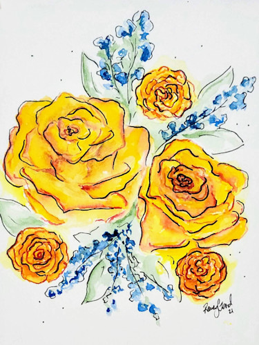 Yellow roses daf3mh