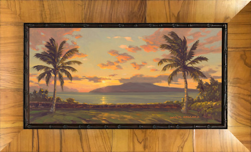 クリストファー・イーガン、【Lanai Sunset】、希少な額装用画集より クリストファー・イーガン、【Lanai Sunset】、希少な額装用画集より