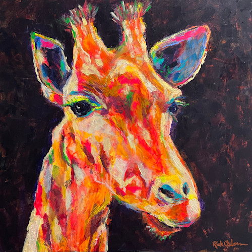 Leap of Faith - Zebra | Original Fine Art Abstract Painting