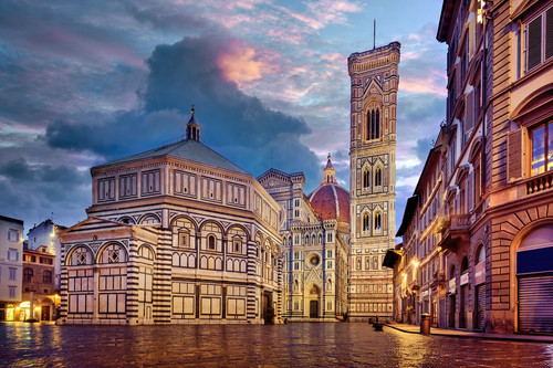 Duomo and cathedral at morning florence italy jonswo