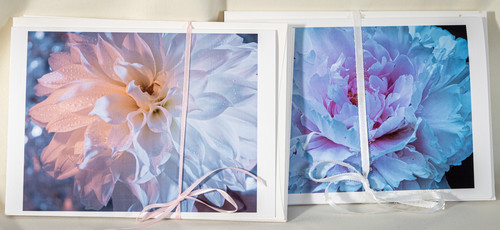 Set of 4 floral portrait note cards 5x7 22 rjiup1