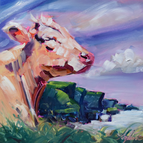 Sylvina rollins dreaming on the cliffs of moher ireland oil painting asf upload 1 17 2022 wbatxr