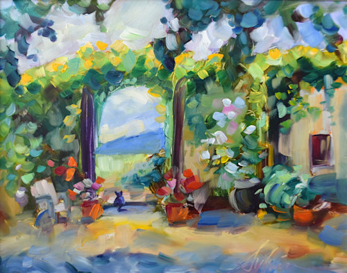 Domaine favreu sylvina rollins oil landscape black cat x4z9yf