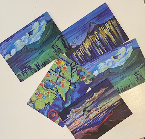 2.evolving landscapes art cards acaouj