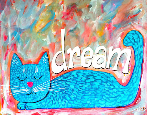 Dream cat 14x18 o7pmfv