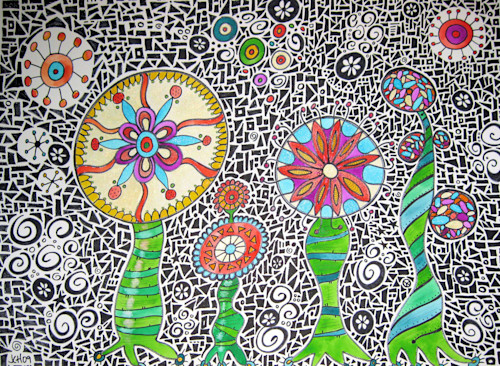 Alien plants 22x30 sqkxdp