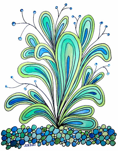 Funky plant 9x11.5 av15h0