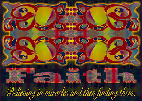 Faith motivational artwork by omashte in1voz