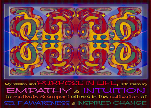 Purpose in life abstract artwork by omashte jvczcu
