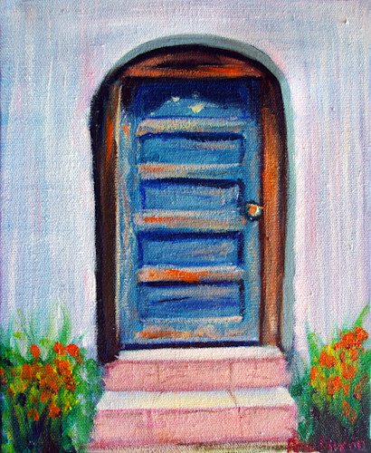 Door with steps large u2pr8n