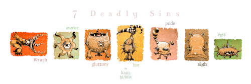 7 deadly sins poster dmqpdl