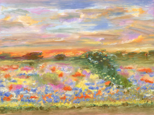 Wildflower field south of donahue by marie stephens art 2021 for prints vu1y6p