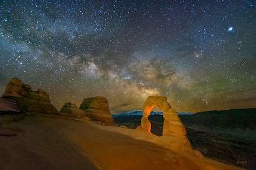 Delicate arch with jupiter fxxjw3