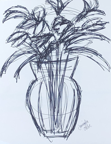 Flowers sketch 1b brnhbu