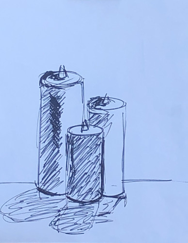 Candles sketch 2 oqlhdz