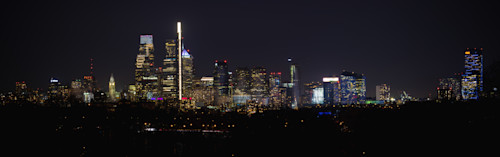 Philadelphia   skyline at night p30u4u