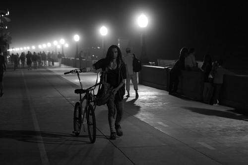 Bicycle angry fog beach san 8965 bw davidd jdhghg