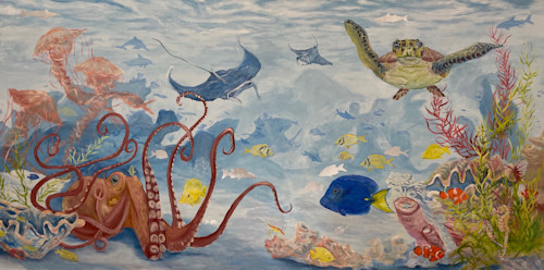 ひなたオーシャンアート　ハートの海　波アート ひなた様専用オーシャンアート ハートの海 波アート