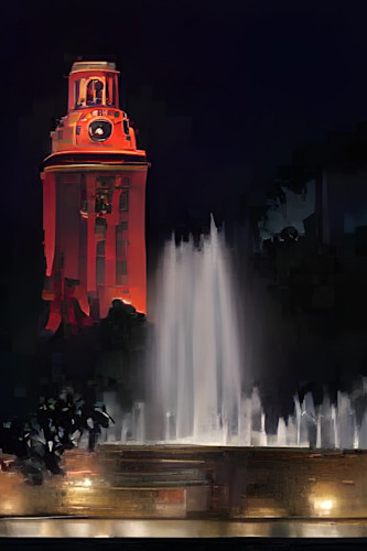 University of texas clock tower q6vtzn