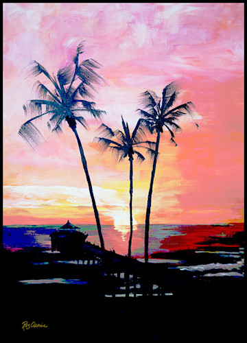 Society6 Sunset by Mareike B〓hmer Graphics Summer Sunset over Ocean City NJ - Matted 11x14