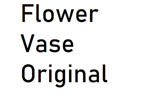Flower vase   original ul5vsd