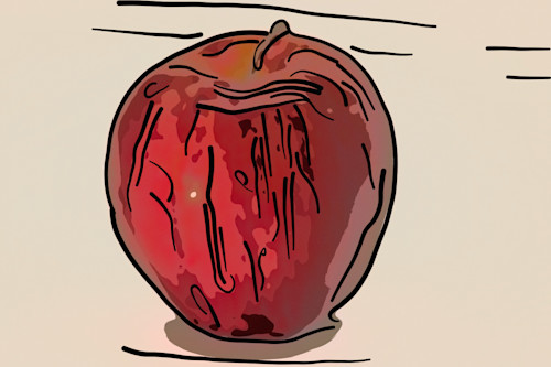 Red apple abstrac idlyou