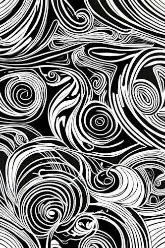 Black and white swirls ec8hei