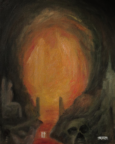 The two pillars of the underworld11x14 h3chmi