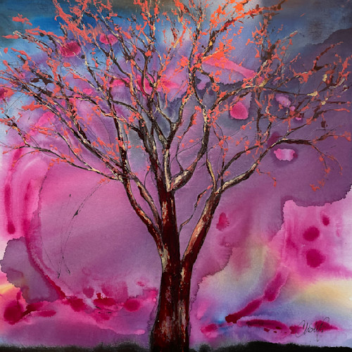 Fire tree print krawii
