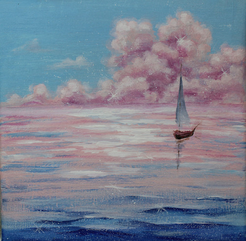 Lonely sailboat ai op 1238 20x20 p thwcww