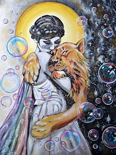 Loyal lover acry str canvas over wood hr 6091 p 20x27 sznli7