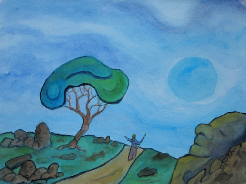 A perfect day for a walk12x9 dcws8g