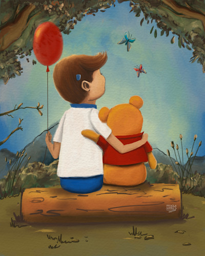 Winnie the pooh love friends Poster by Intan Safitri - Fine Art America