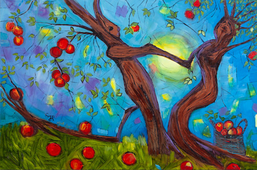 Orchard dancing in the moonlight mswafr