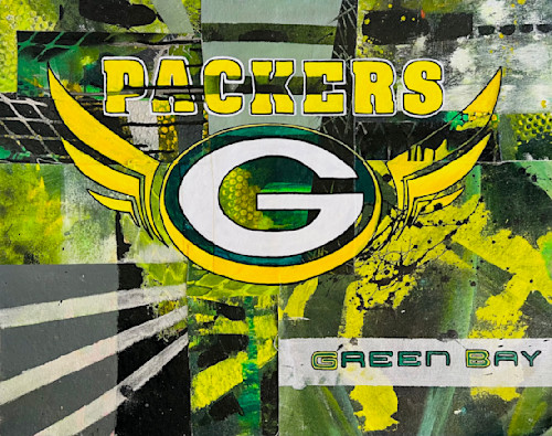 Packers logo canvas collage jtcuhd