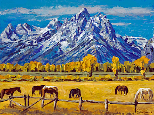 絵画 Red Mountain Red Mountain – TarahClarkArt
