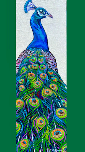 Peacock Magic Painting by Jane Small - Fine Art America