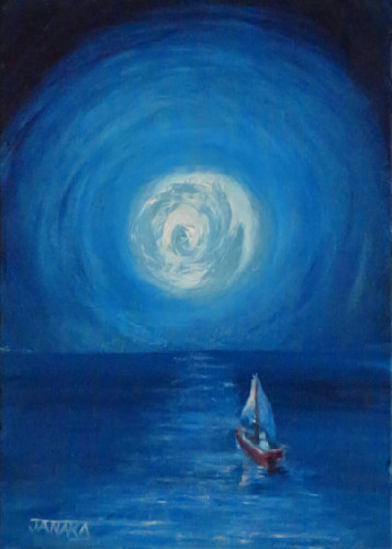 Sailing upon  conscious sea6x8 2023 tmkidc