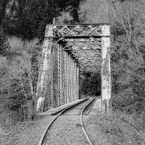Old steel railroad bridge nehalem river oregon 2023 zsfpiz